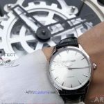 Perfect Replica Jaeger LeCoultre Master Ultra Thin Moon White Dial Smooth Bezel 42mm Watch 